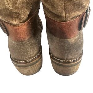 Wonders Knee-High Leather and Suede Boots Size 38